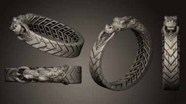 Jewelry rings ring Drakon 3d model